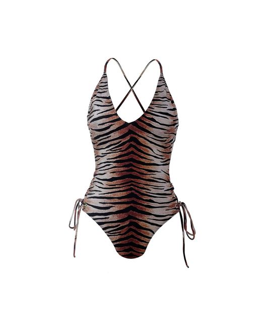 Cherina Beachwear Llc Brown Ibiza Swimsuit