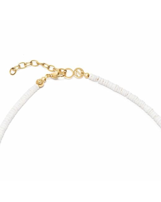 Nialaya Metallic Shell Choker With Details