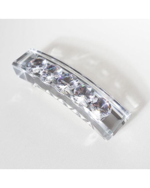 Iostudio Gray Jewelry Barrette Happiness