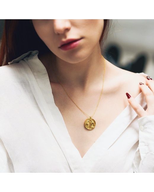 Aurozia Metallic Tarot The Lovers Necklace