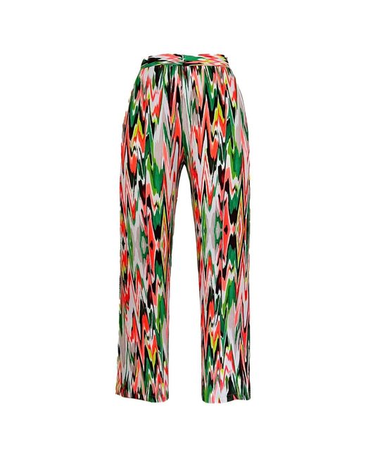 Maxjenny Green Wide & Slouchy Pants