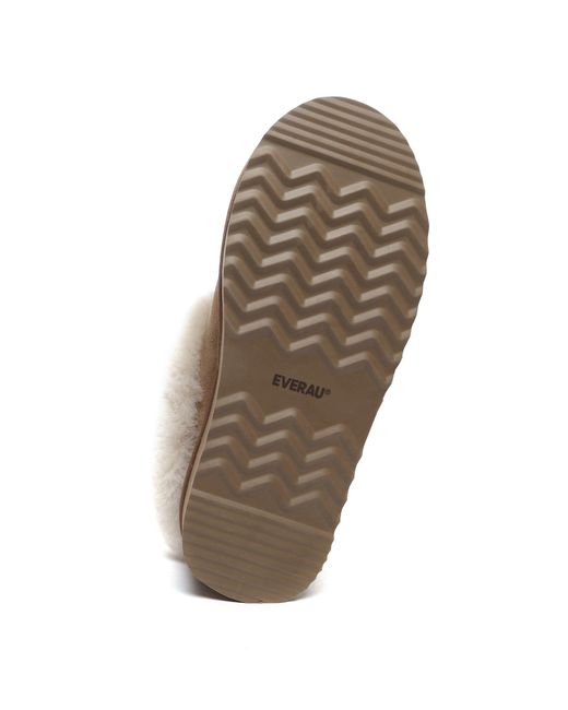 EverAu Australia Metallic Topknot Leather Slippers