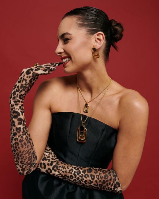 Ornare the Label Metallic Palatial Earrings