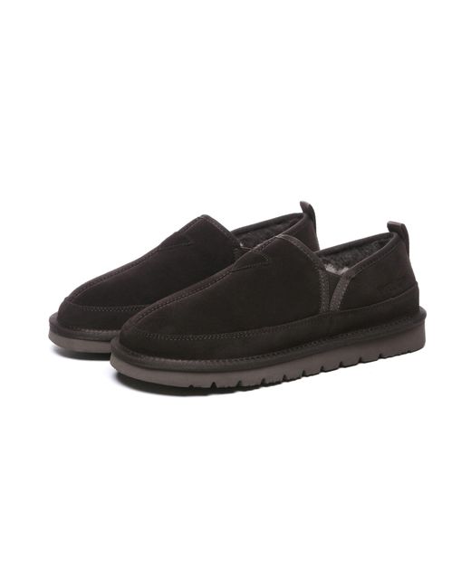 EverAu Australia Black Galah Slip On for men