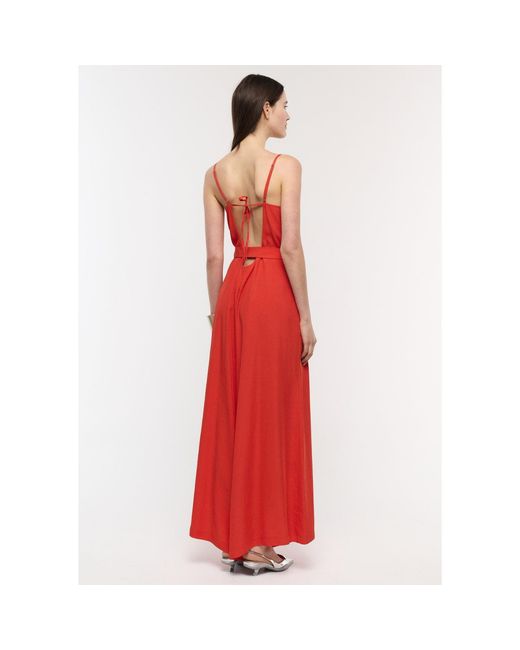 Mirimalist Red Onyx Loose Jumpsuit