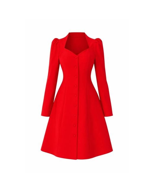 Girl In Mind Petra Tailored Button Up Mini Dress