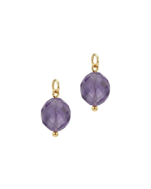 Jaredjamin Purple Faceted Quartz Earring Charms