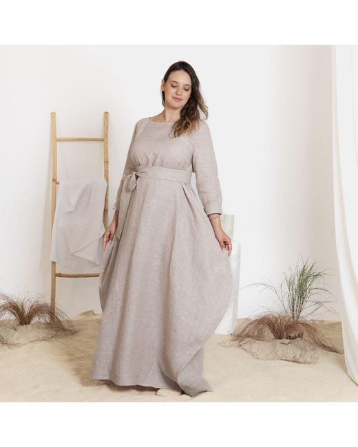 emerald green satin cowl neck maxi dress Long Sleeve Empire Waist Maxi Dress main image 0