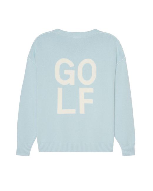 Ellsworth & Ivey Blue Riley Crewneck Sweater