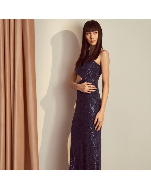 Emma Wallace Blue Tienna Gown