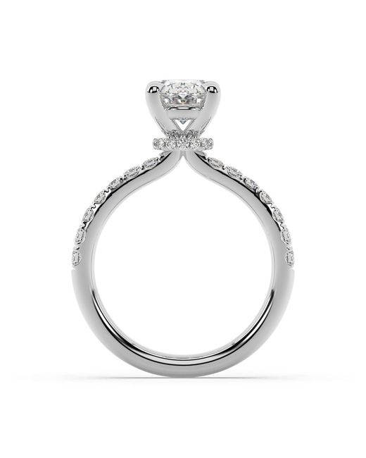Artisan Metallic 14K Lab-Grown Diamond Solitaire Ring