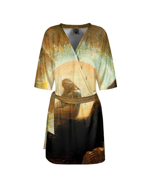 Aloha From Deer Yellow Melancholy Envelope Dress