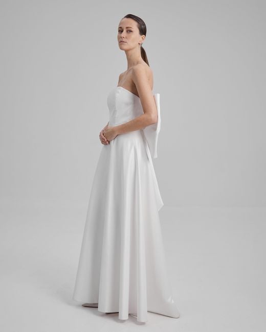 Baé Special Moments Gray Eve Dress + Big Bow