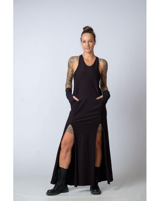 Yogi8Apparel White New Maxi Racer Back Dress