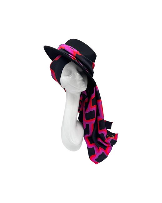 Julia Clancey Multicolor Jewel Fifi Scarf Fedora