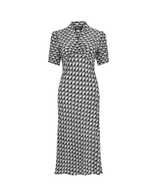 Pretty Eccentric Gray Mabel Dress
