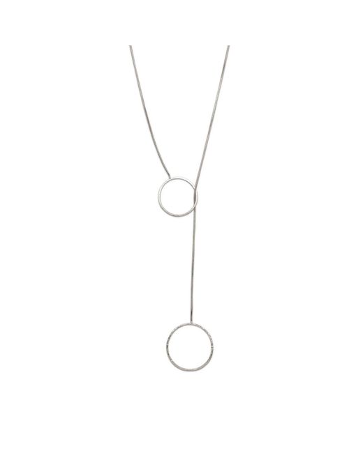 Jaredjamin Metallic Lindy Y-Necklace