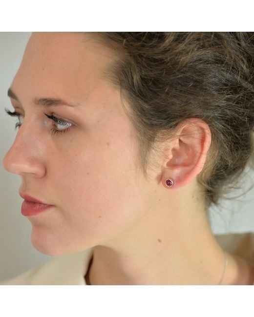 The Jewellery Store London Purple July Birthstone Earrings – Ruby
