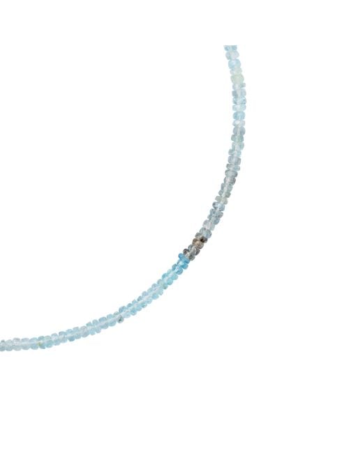 Bombyx House Blue Moss Aquamarine Ombre Necklace