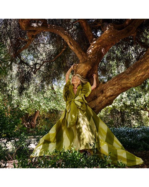 Miro Misljen Green Ballon Dress