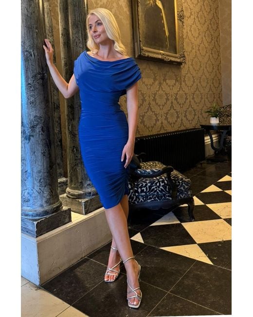 Atom Label Blue Oxygen Dress