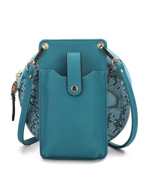 Mkf Collection - J'omor Blue Hailey Phone Crossbody Bag