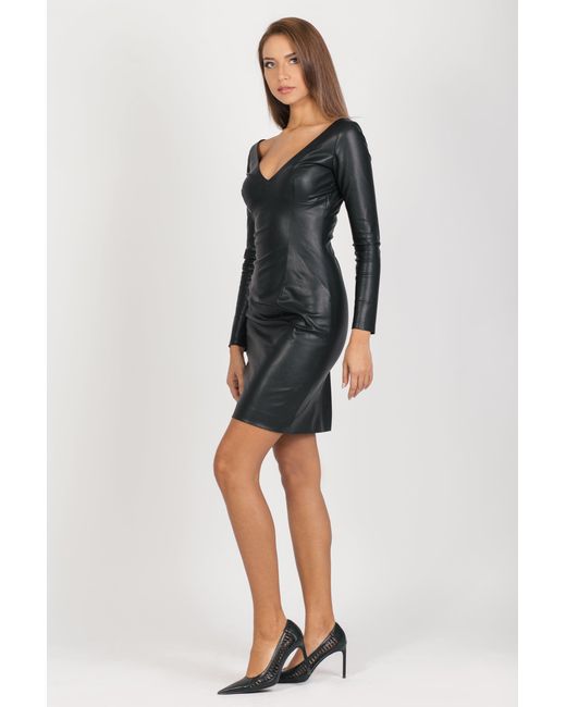 Maison Bogomil Black Long-Sleeved Dress