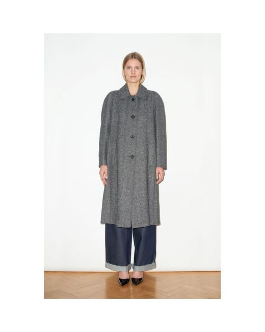 Hegarty Gray Tweed Overcoat