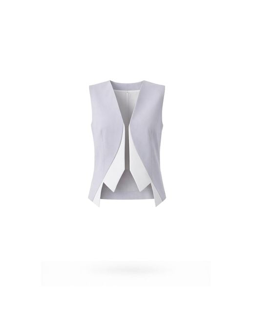 Lumina Eligma Gray Collar-Elle Vest