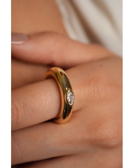 Argento Vivo Metallic Rounded Heirloom Ring