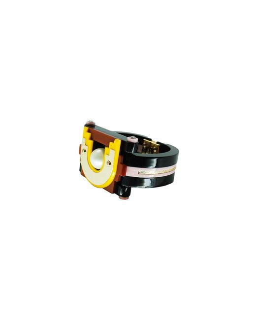 Gissa Bicalho Yellow Handmade Acrylic Bracelet Maya