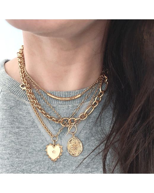 IN CAUDA VENENUM Metallic Léto Necklace