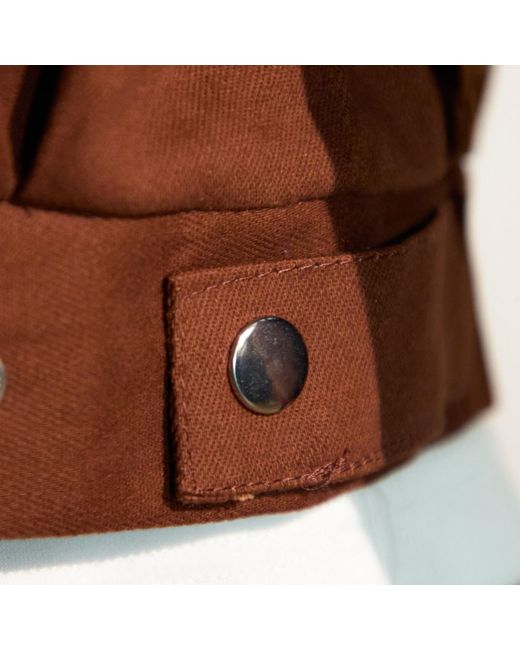 Nooltrends Brown Mocha Palmeraie Embroidered Jacket for men