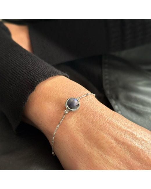 The Jewellery Store London Metallic Labradorite You Are Loved Bracelet