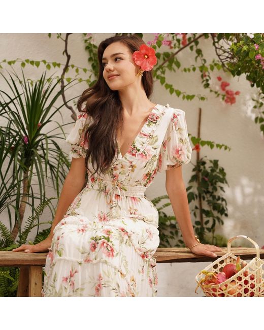 Yumi Kim Natural Farrah Ivory Dress