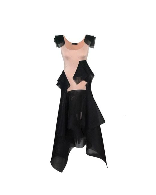 Laura Daili Black Neutrals Sculpted Grace Dress – Tall Fit
