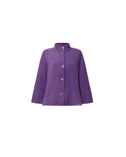 James Lakeland Purple Batwing Jacket