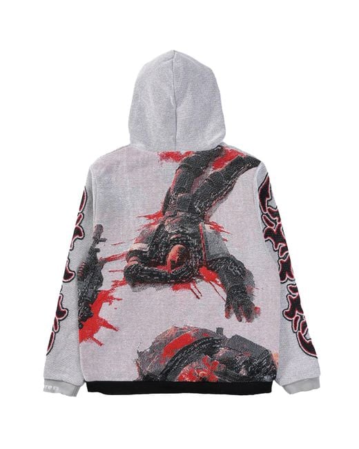 VERYRARE Gray Dead Soldier Martyr Hoodie for men