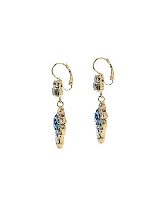 Otazu Blue Satin Earhangers