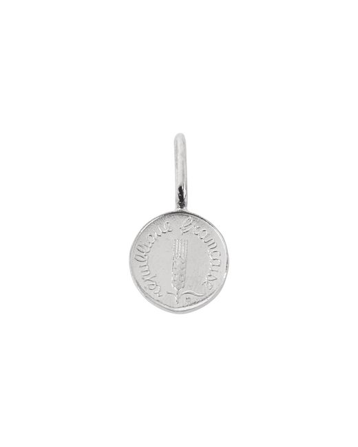 Katie Mullally Metallic French Centime Coin Charm Necklace