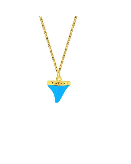 True Rocks Metallic 18K Plated & Enamel Mini Pill Pendant for men