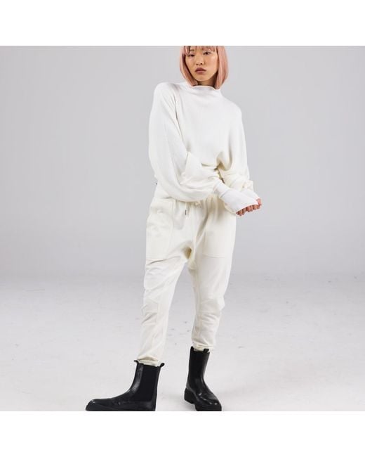 Dref White Bazil Jogger