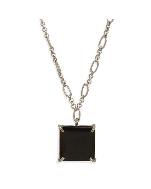 Dhwani Bansal Metallic Blanco Pendant With Onyx