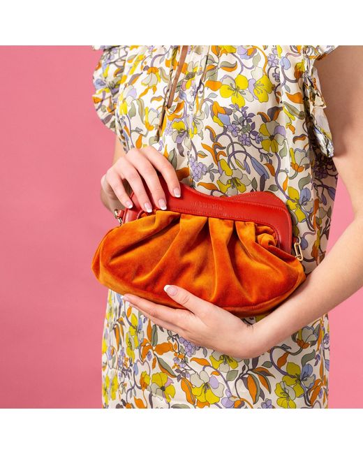 Danni Ro Red Lisbon Baby Clutch