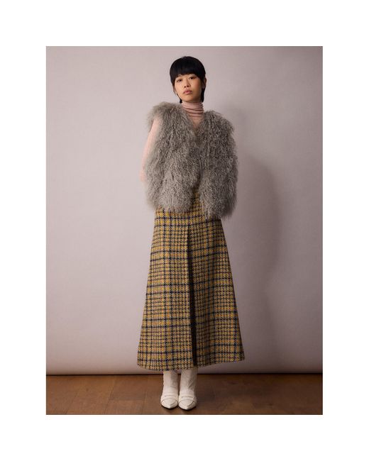 Amanda Thompson Couture Gray Colette Gilet Stone