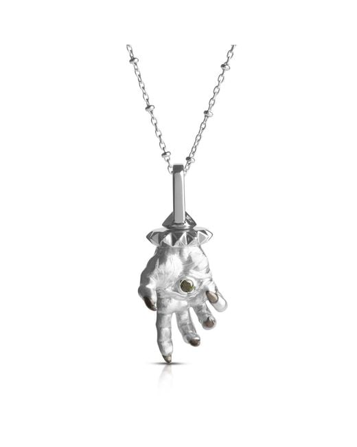 Kasun Metallic Hand Of The Protector Pendant for men