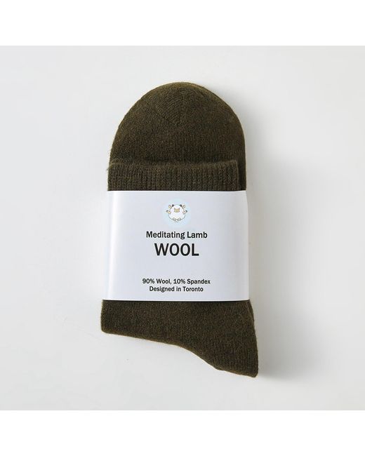 Soft Strokes Silk Green Wool Quarter-Length Socks Set Of Two