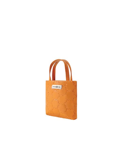 Orange Cube Orange Mosaic Soft Tote