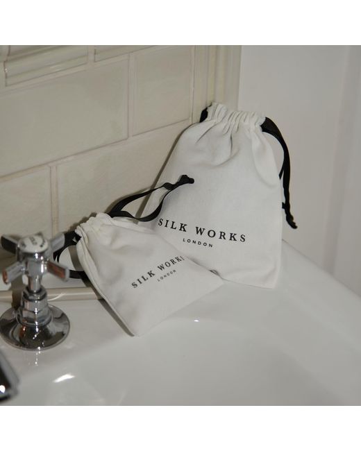 Silk Works White Neutrals Neutral Skinny Scrunchies