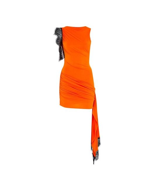 Herfetch Orange Mini Mango Tango Dress